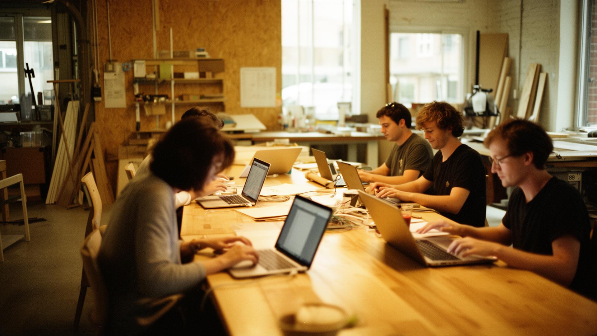 Atelier en flow : plusieurs participants travaillent en parallèle dans uxtend